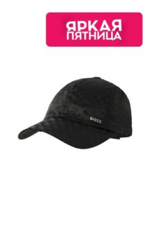Бейсболка с логотипом бренда BOSS