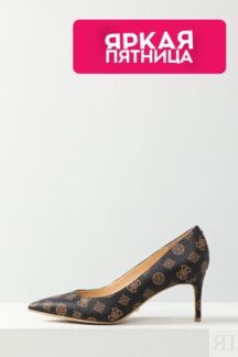 Туфли-лодочки с узором из логотипов 4G Guess