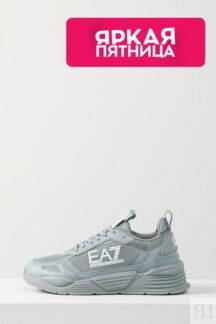 Кроссовки комбинированные с логотипом Ea7