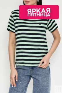 Футболка хлопковая в полоску PEPE JEANS