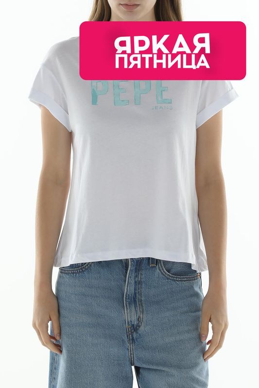 Футболка хлопковая PEPE JEANS фото 1