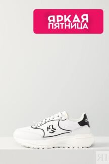 Кроссовки комбинированные с логотипом Karl Lagerfeld Jeans