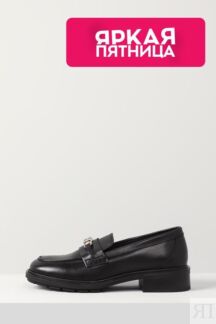 Туфли-лоферы кожаные с пряжкой Tommy Hilfiger