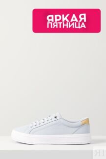 Кеды хлопковые с логотипом Tommy Hilfiger