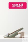 Туфли кожаные на каблуке Flow Furla фото 1