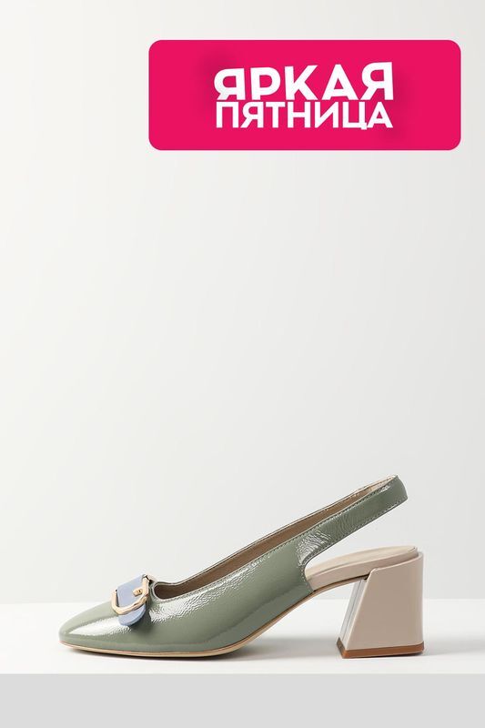 Туфли кожаные на каблуке Flow Furla фото 1