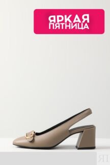 Туфли кожаные на каблуке Flow Furla