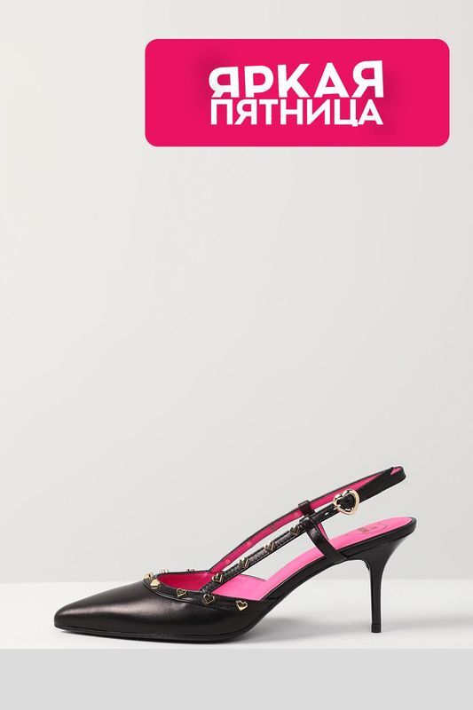 Туфли кожаные Love Moschino фото 1
