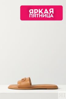 Пантолеты-шлепанцы кожаные Michael Michael Kors