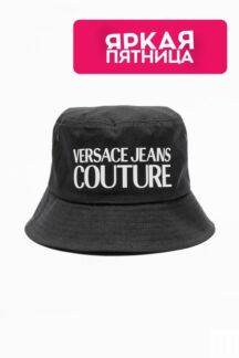 Панама хлопковая с логотипом VERSACE JEANS COUTURE
