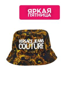 Панама хлопковая с логотипом VERSACE JEANS COUTURE