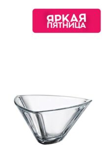 Конфетница хрустальная Triangle Crystalite Bohemia