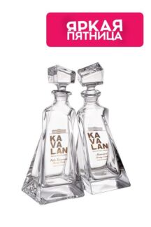 Набор из 2 хрустальных графинов Lovers Crystalite Bohemia
