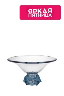 Блюдо хрустальное для фруктов на ножке Frost Crystalite Bohemia