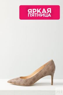 Туфли-лодочки с узором из логотипов 4G Guess