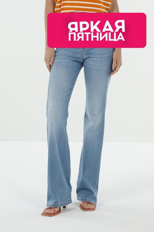 Джинсы с эффектом потертости Tommy Jeans фото 1