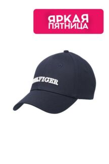 Бейсболка хлопковая с логотипом Tommy Hilfiger
