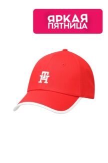 Бейсболка хлопковая с логотипом Tommy Hilfiger