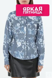 Рубашка джинсовая с карманами Guess