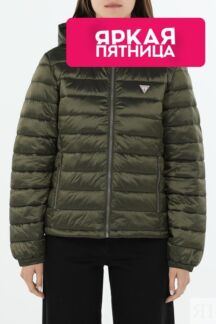 Куртка утепленная с капюшоном Guess Jeans