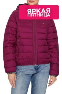 Куртка утепленная стеганая с капюшоном Tommy Jeans