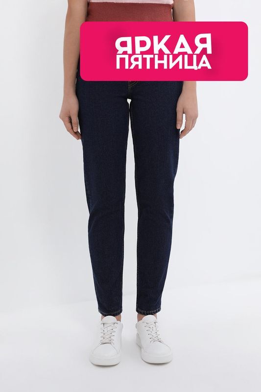 Джинсы однотонные облегающего кроя LEVI'S фото 1