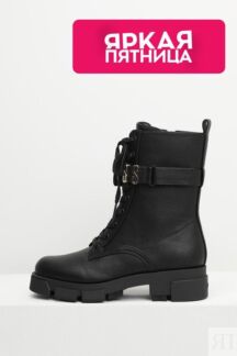 Ботинки высокие на шнуровке Guess
