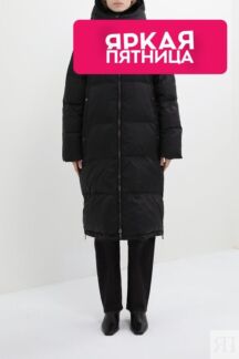 Пуховик удлиненный с капюшоном SABRINA SCALA