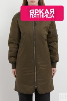 Куртка с трикотажными манжетами удлиненная Marc O'Polo Denim