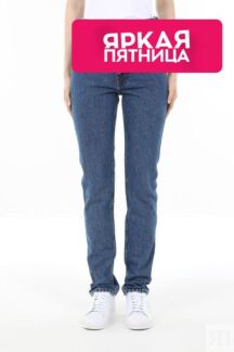 Джинсы с эффектом потертости PEPE JEANS