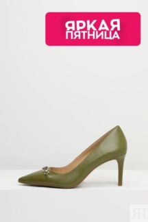 Туфли кожаные с пряжкой Michael Michael Kors
