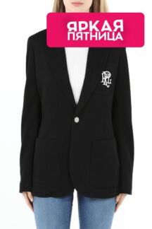 Пиджак хлопковый однобортный с карманами POLO RALPH LAUREN