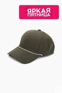 Бейсболка хлопковая с декором Hatparad
