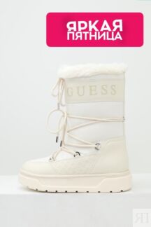 Сапоги со шнуровкой на меху Guess