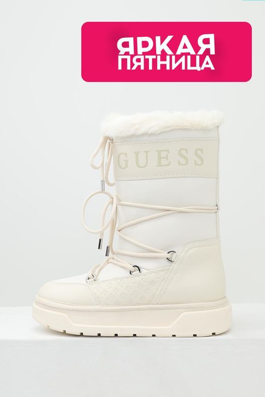 Сапоги со шнуровкой на меху Guess фото 1