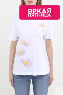 Футболка хлопковая с принтом Esprit Casual