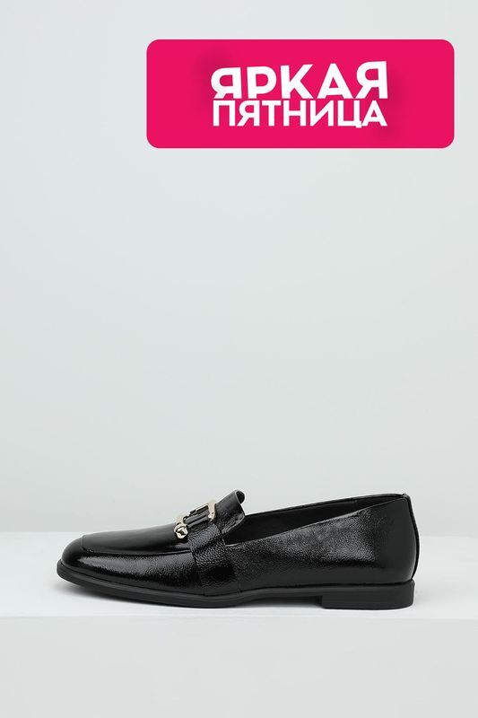 Туфли лоферы кожаные с пряжкой Furla фото 1