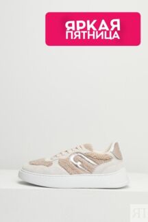 Кроссовки комбинированные с логотипом Furla