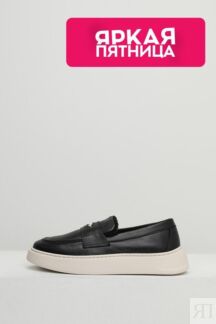 Туфли-лоферы кожаные утепленные Furla