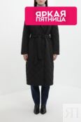 Пальто стеганое на поясе ELEGANZZA фото 1