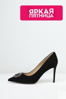 Туфли велюровые с пряжкой VITACCI