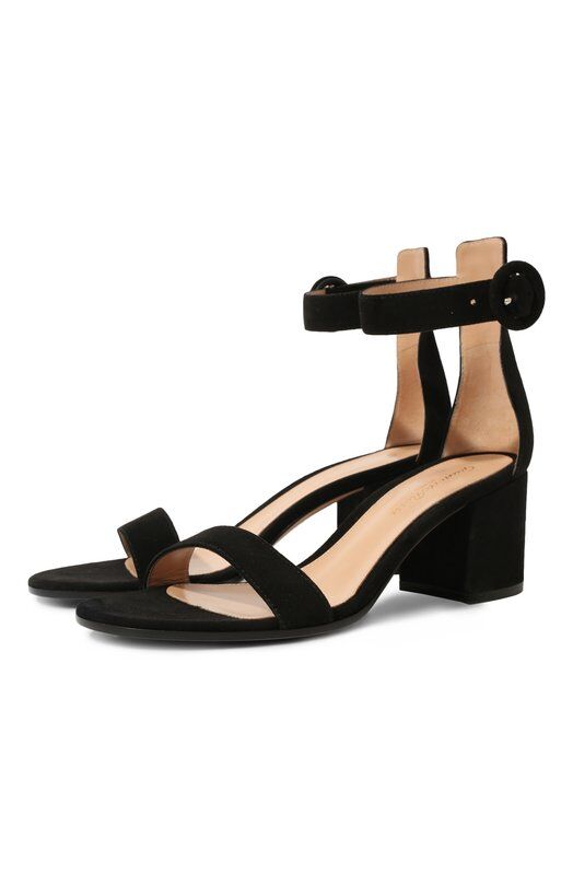 Замшевые босоножки Versilia 60 Gianvito Rossi G60357.60RIC.CAMNER0 фото 1