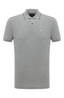 Хлопковое поло Emporio Armani