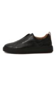 Кожаные кеды Cleanic Santoni MBCG21995NEATLLD фото 4