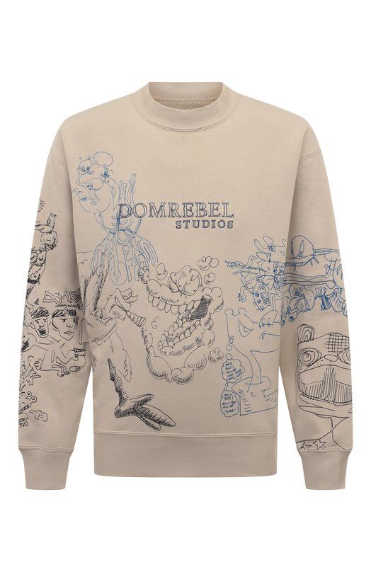 Хлопковый свитшот DOMREBEL M GIGGLES SWEATSHIRT/SWEATSHIRT фото 1