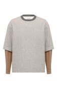 Комбинированный свитшот Dries Van Noten 242-020746-9261 фото 1