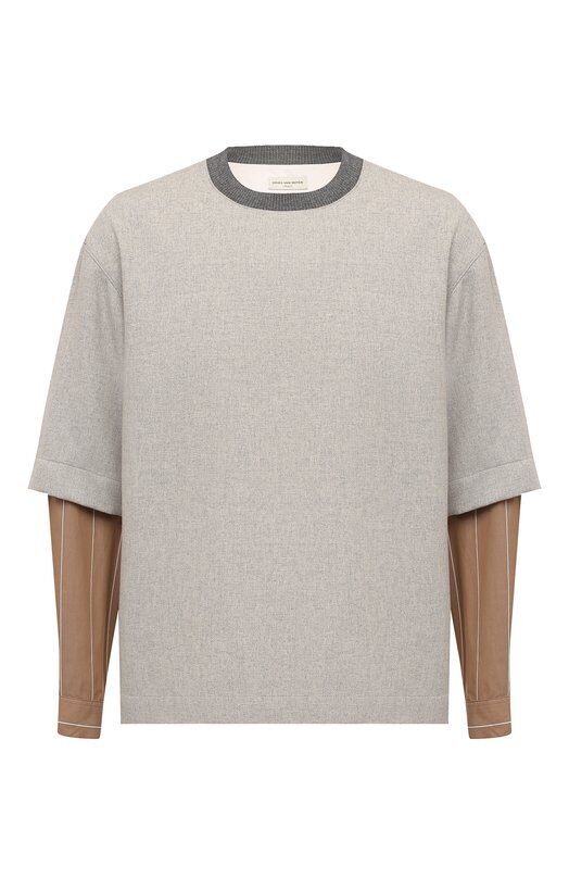 Комбинированный свитшот Dries Van Noten 242-020746-9261 фото 1