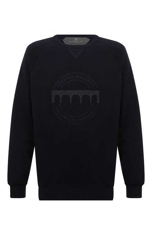 Хлопковый свитшот Brunello Cucinelli MM8369017G фото 1
