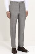 Костюм из смеси шерсти и льна с шелком Brioni RA0J0L/P7AN5/BRUNIC0/2 фото 4