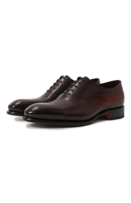Кожаные оксфорды Carter Santoni MCCG12621MC1HVSY фото 1
